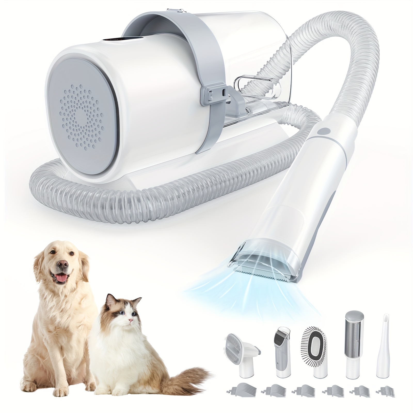 Kit Power Tools - Pet Grooming Vacuum Kit 5 in