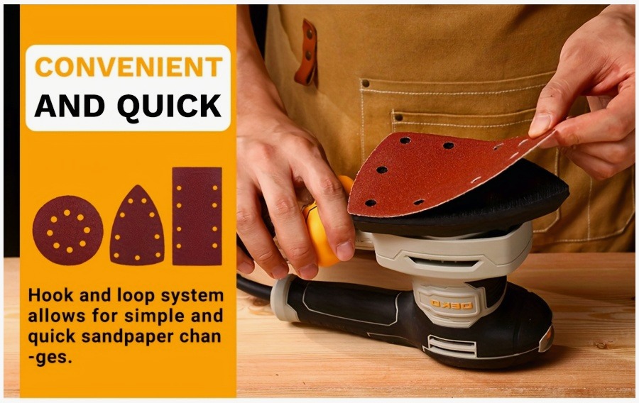 Random Orbital Sander - 3-in-1 Electric Sander — 300W, 13000