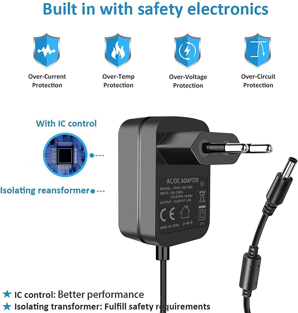 18V 1A Power Supply Adapter AC – Power Tools List Bewertung und Preis