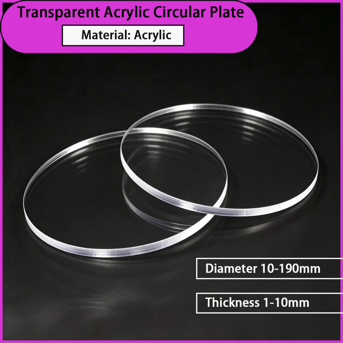 Transparent acrylic circular p – Power Tools Windows 10 Bewertung und Preis