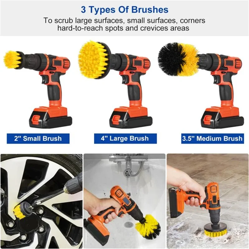 3 Pcs/Set Power Drill Brush Se – Power Tools List Bewertung und Preis