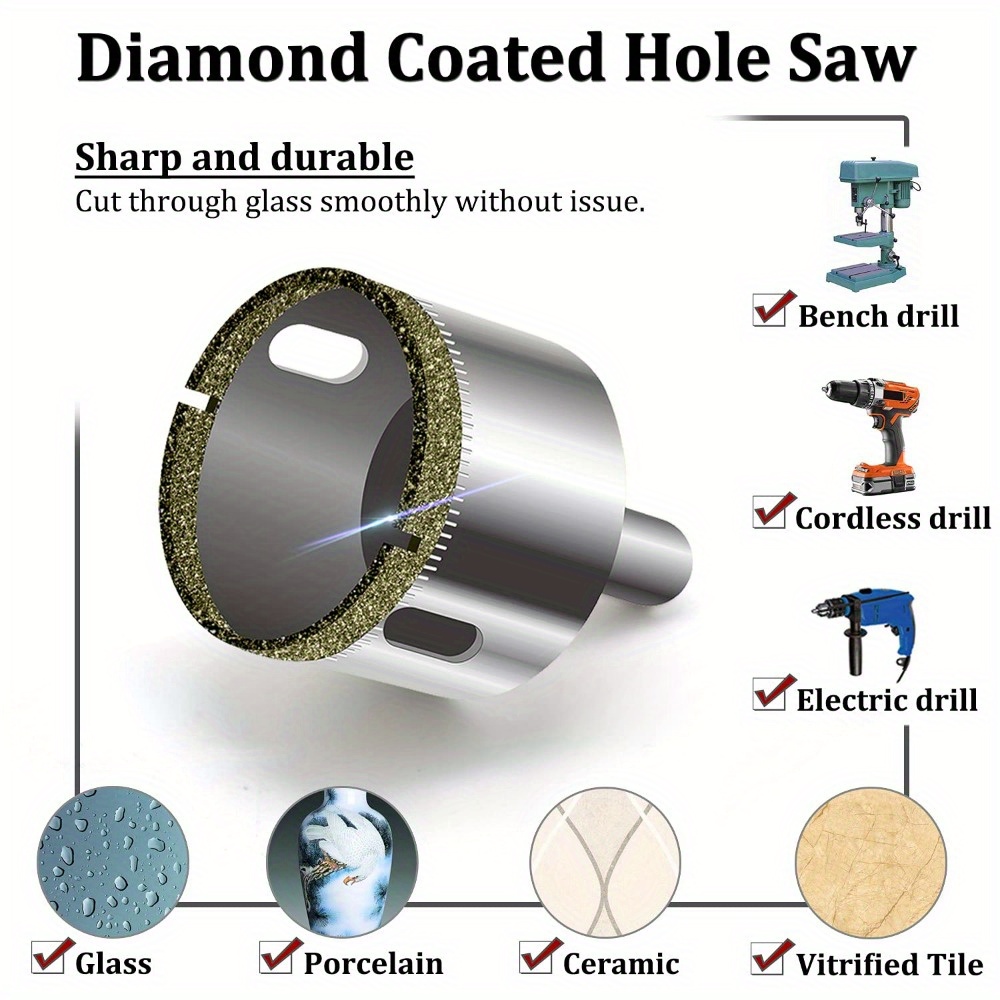 10 Piece Diamond Coated Drill  – Kit Power Tools Bewertung und Preis