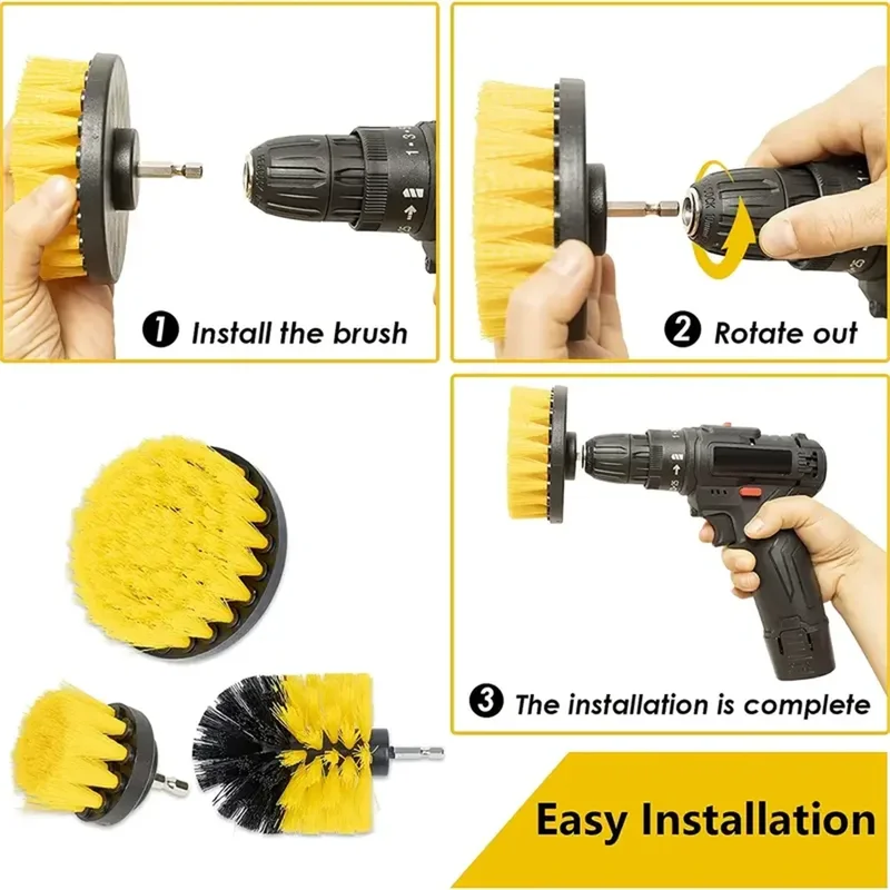 3 pcs/set drill brush set powe – Power Tools List Bewertung und Preis
