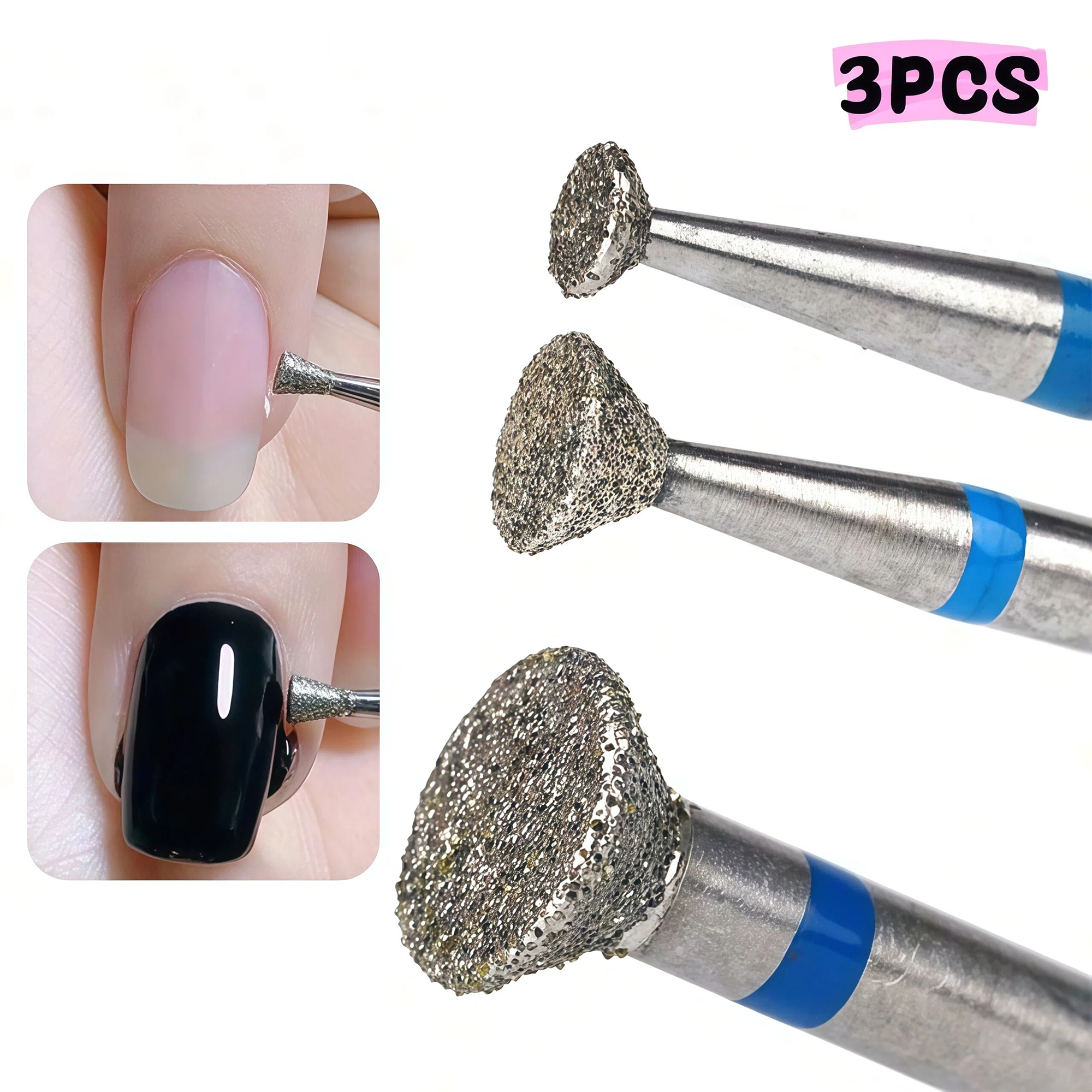3Pcs Set Nail Art Polishing He – Power Tools Total Bewertung und Preis