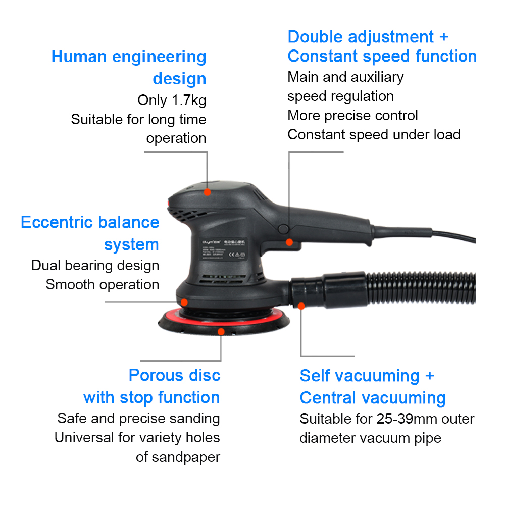 HONGMAI Orbit 3Mm Central Vacu – Random Orbital Sander Bewertung und Preis