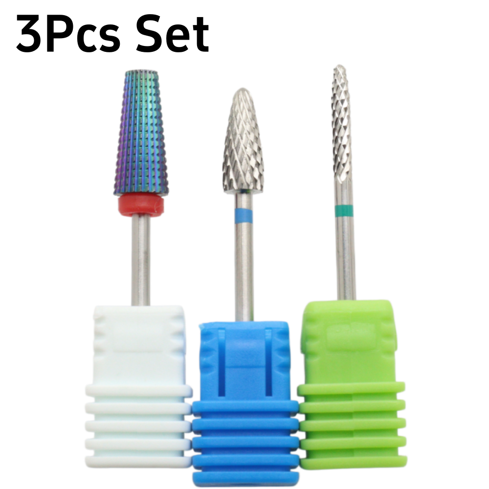 3Pcs Colorful Nail Drill Bits  – Power Tools Total Bewertung und Preis