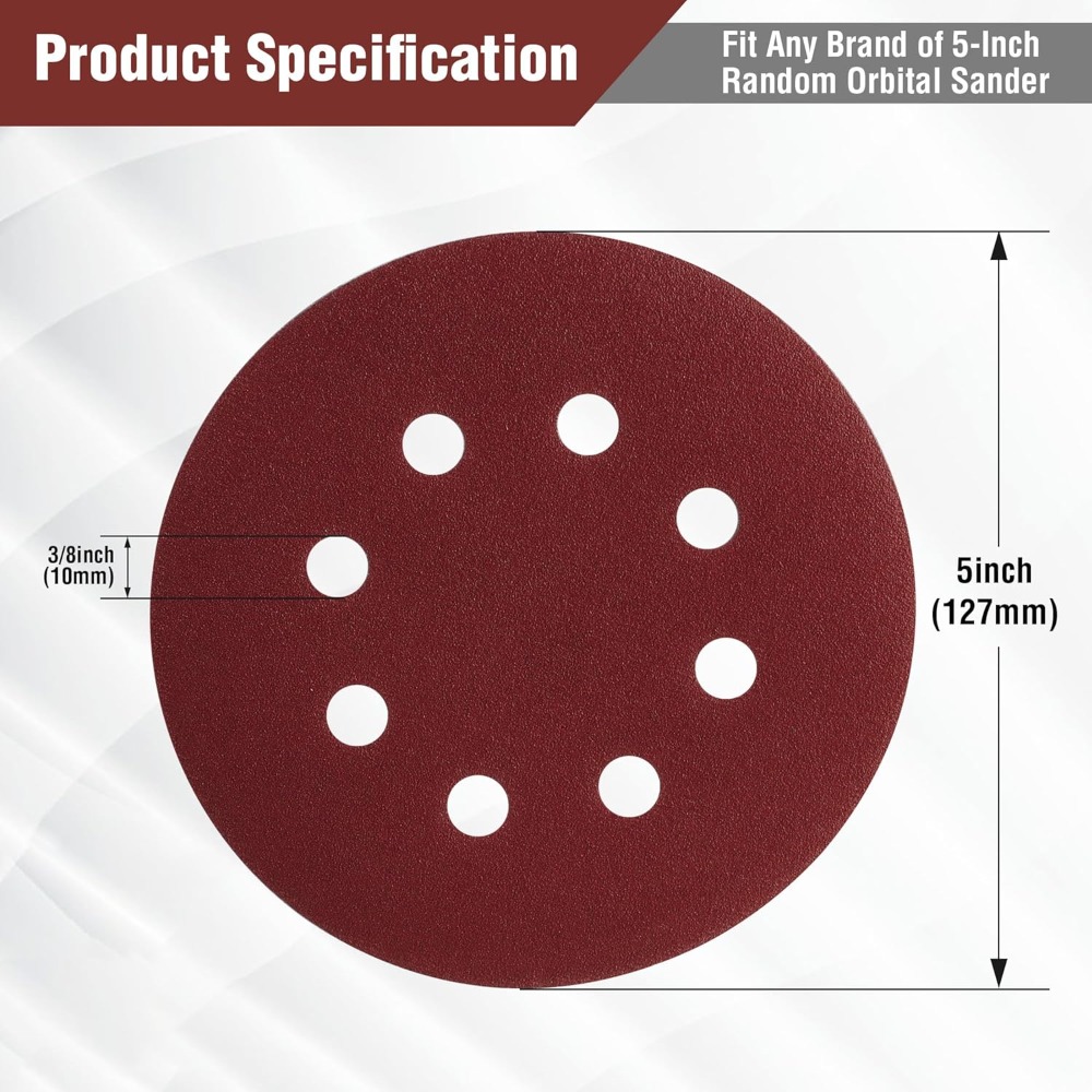 150-Piece Sanding Discs Set -  – Random Orbital Sander Bewertung und Preis