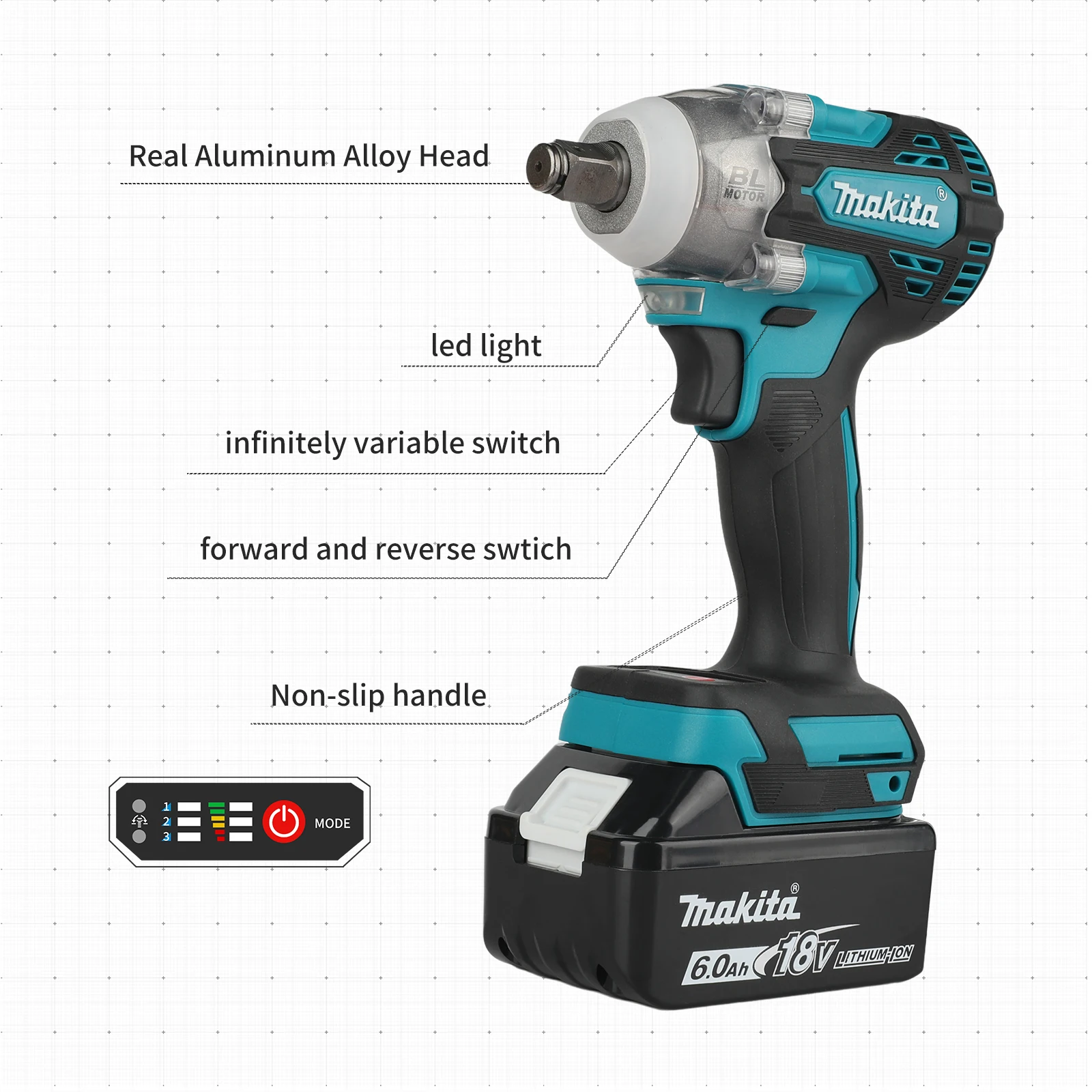 Makita DTW300 18V Tool Set Bru – Power Tools List Bewertung und Preis