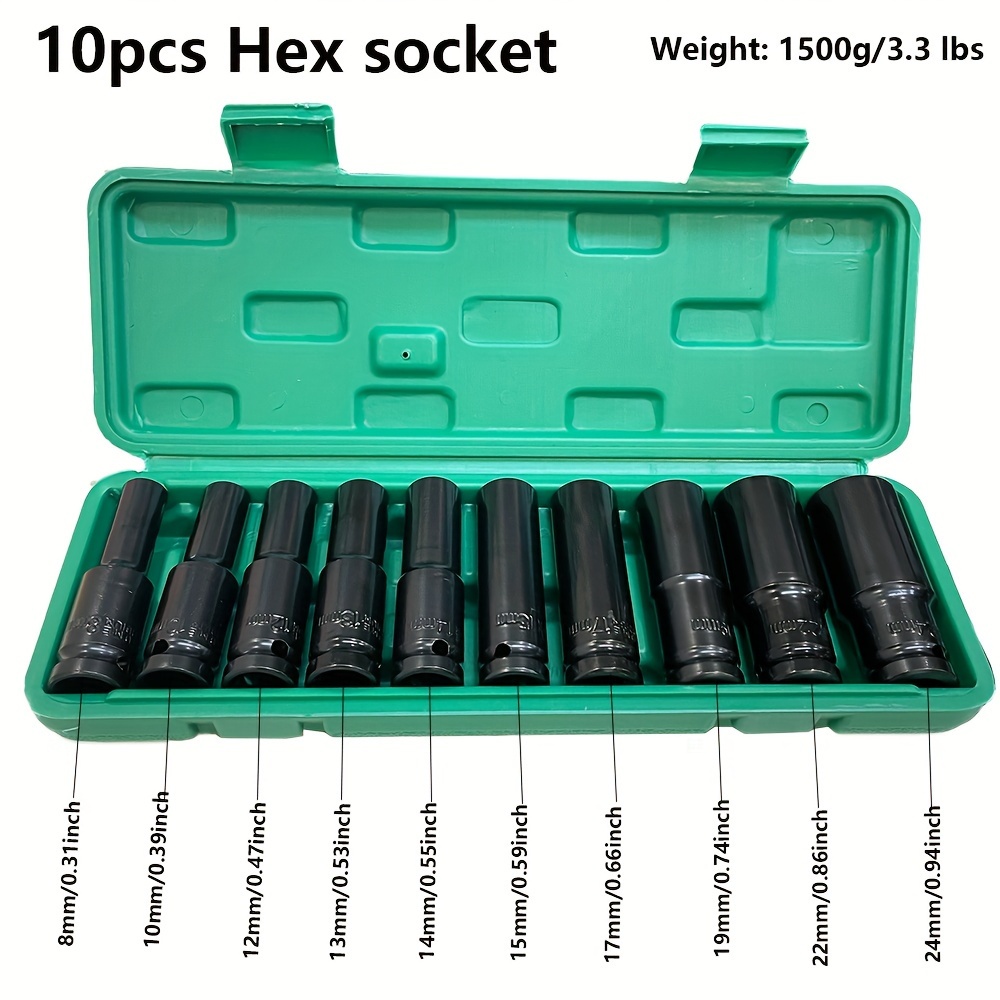 10pcs 1/2 Inch 8-24mm Power So – Power Tools List Bewertung und Preis