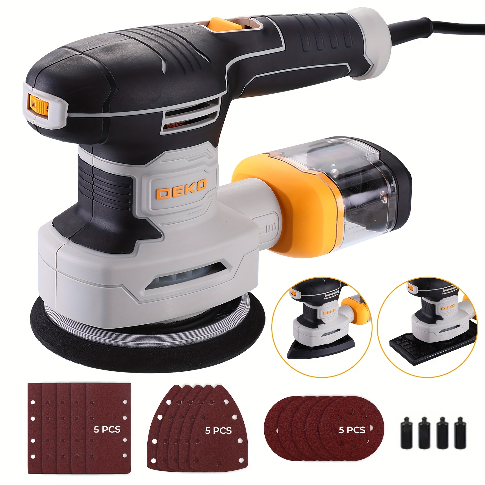 3-in-1 Electric Sander — 300W, – Random Orbital Sander Bewertung und Preis